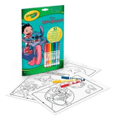 Crayola – libro de actividades y colorear Lilo & Stitch 04-0865