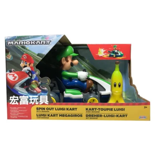 Mariokart Spinout Vehículo Luigi Kart 158289L-EU