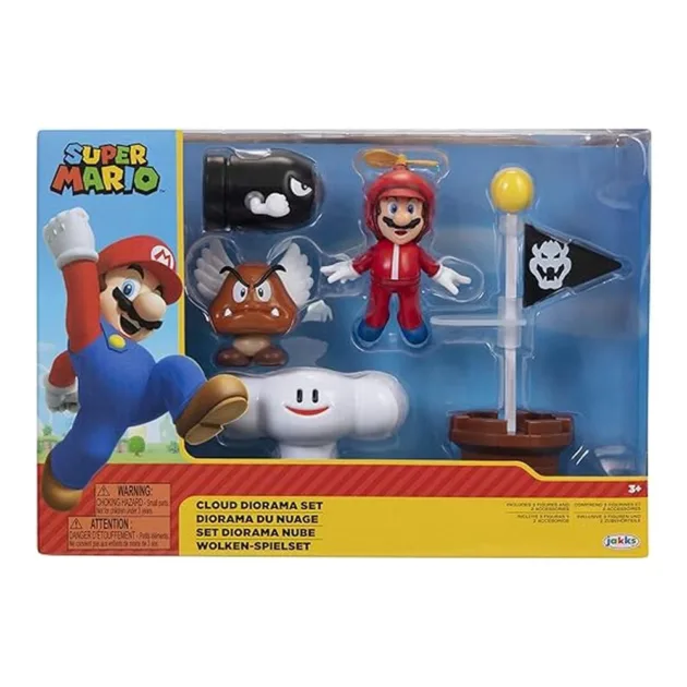 Nintendo Super Mario Diorama en la Nube 3 Figuras 2 Accesorios 40199s409404