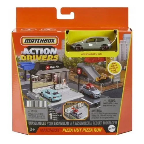 Matchbox Action Drivers Pizza Hut Pizza Run HJT90