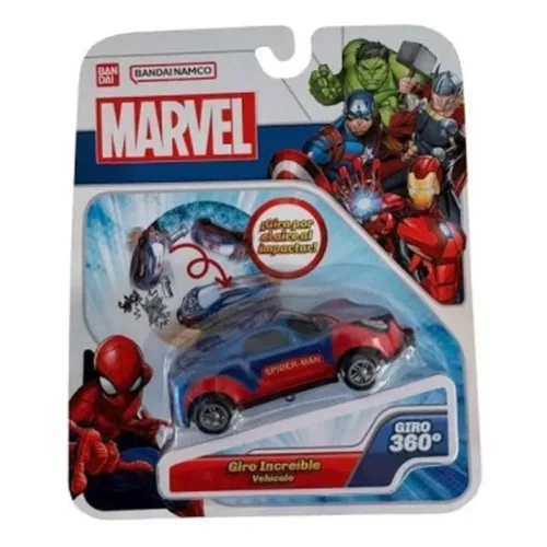 Marvel Coche Flip Cars Giros Increíbles Spiderman AR79201