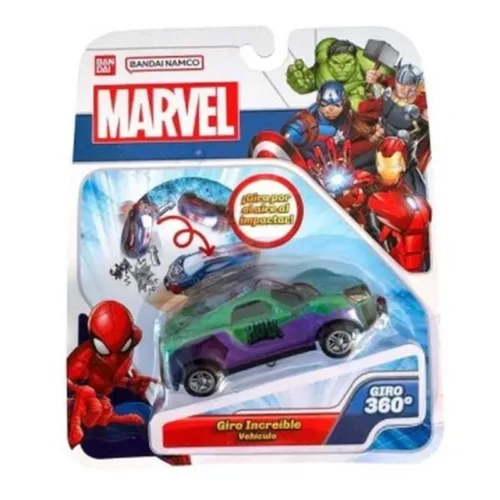 Marvel Coche Flip Cars Giros Increíbles Hulk AR79202