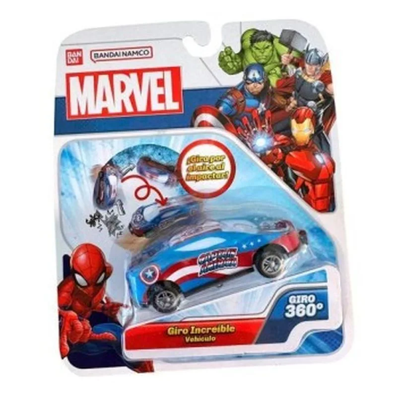 Marvel Coche Flip Cars Giros Increíbles Capitán América AR79204