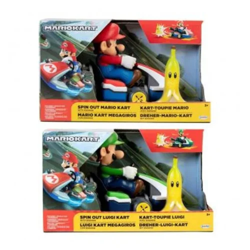 Super Mario Kart Vehículos Spin Out Surtido Modelo Surtido (1 unidad por artículo comprado)
