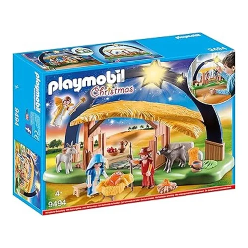Playmobil Christmas – Belén con Luz y Patas Plegables 9494