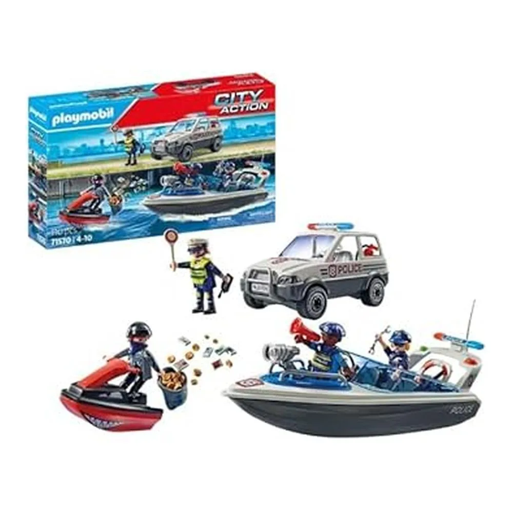 Playmobil City Action - Caza policial en el agua 71570