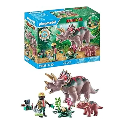 Playmobil Dinos -Triceratops con cría 71821