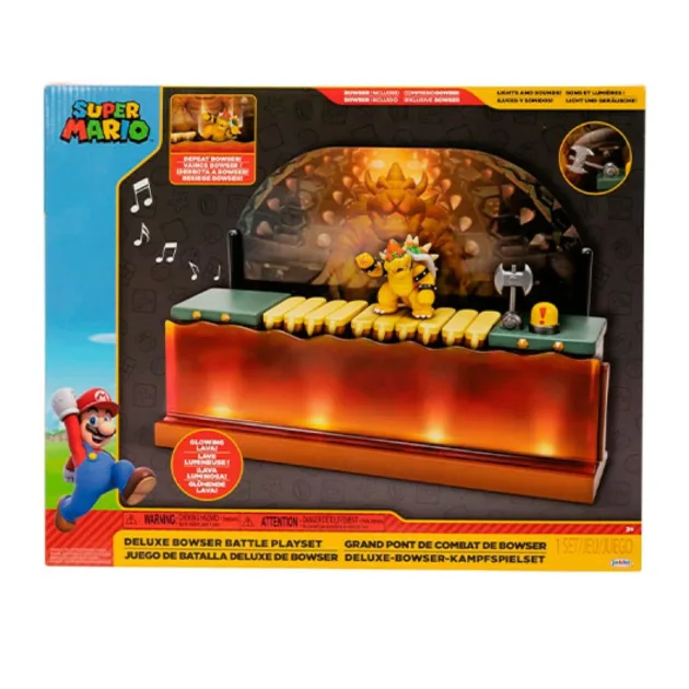 Juego de Batalla Deluxe de Bowser Super Mario Bros Jakks 418604