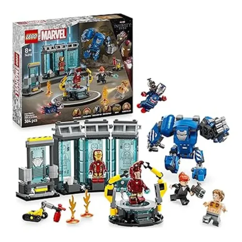 Lego Marvel Laboratorio de Iron Man Sala de Armaduras Juguete de Construcción 76315