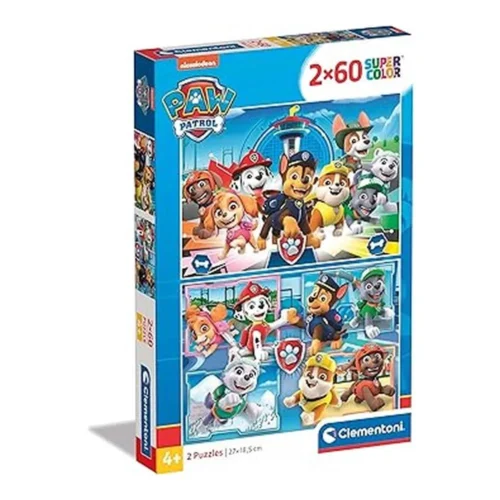 Puzzle Patrulla Canina 2×60 Piezas 21617.8
