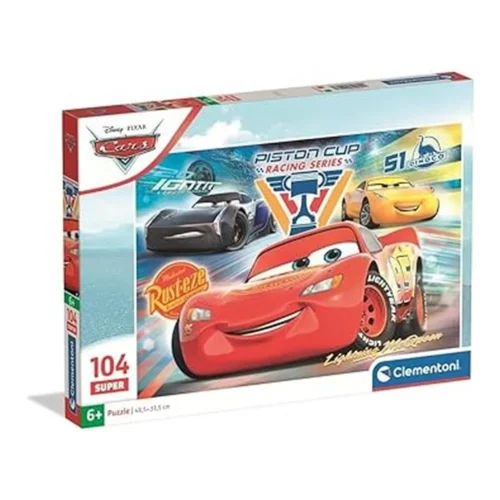 Puzzle Super Cars Disney Pixar 104 Piezas 25047.9