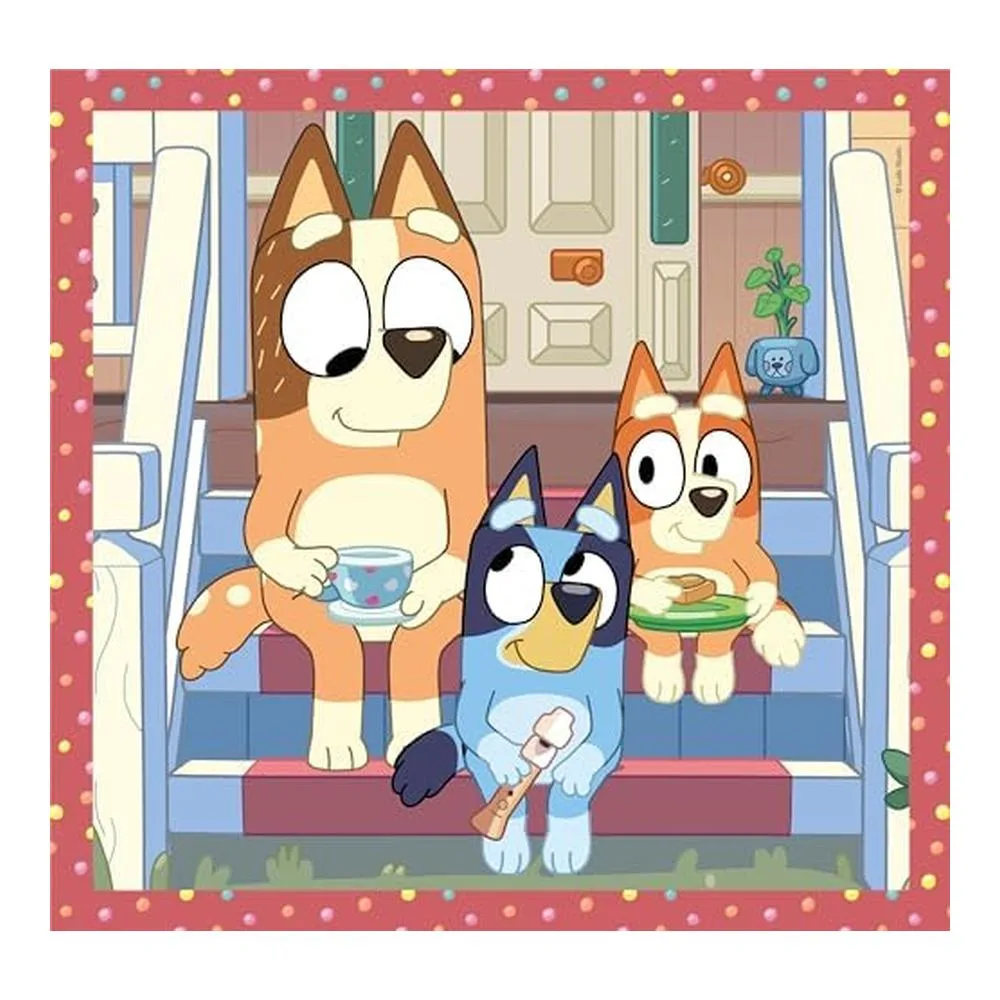 Puzzle 3x48 Piezas Square Bluey Clementoni 25308.1 - Imagen 2