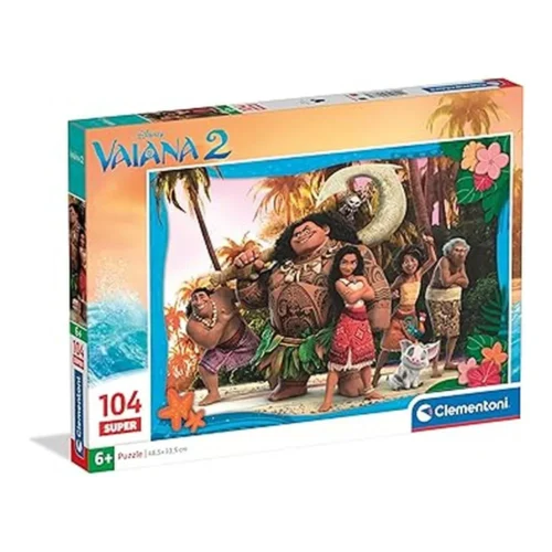 Clementoni Puzzle Super Disney Vaiana 104 Piezas 25787.4