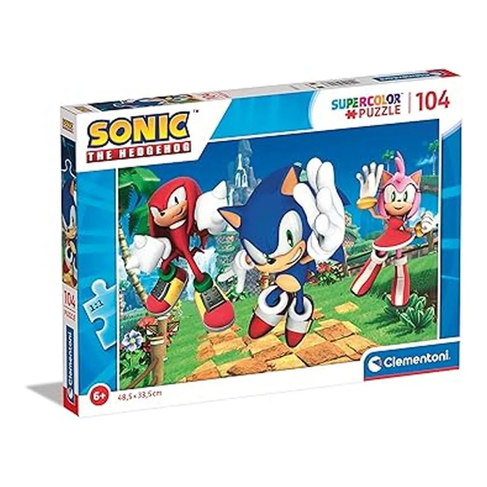 Clementoni Puzzle Infantil 104 Piezas Sonic 27256