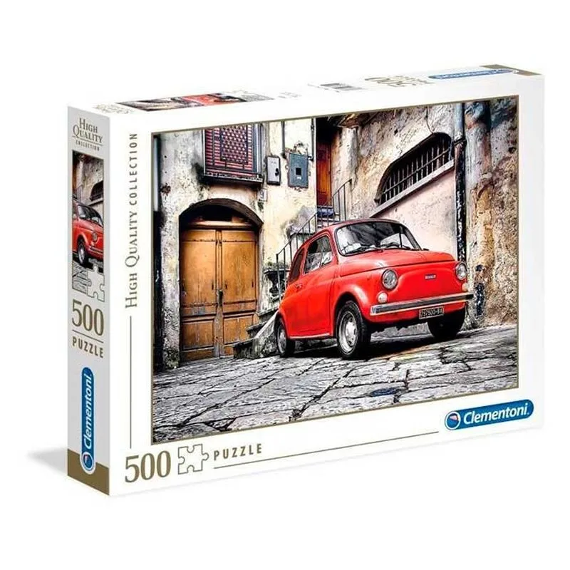 Puzzle Fiat 500 Colección High Quality 500 Piezas Clementoni 30575