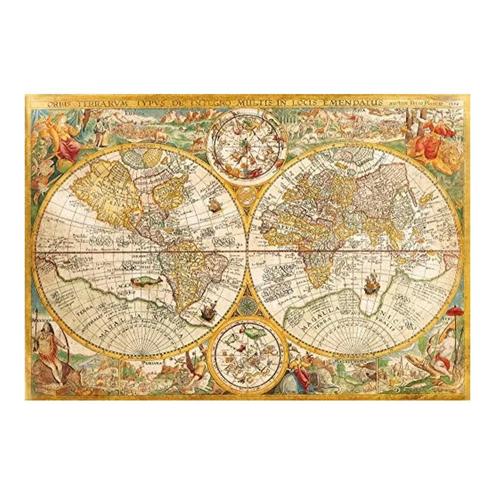 Clementoni Puzzle 2000 Piezas Mapa Antiguo 32557 - Imagen 2