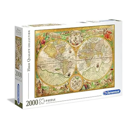 Clementoni Puzzle 2000 Piezas Mapa Antiguo 32557