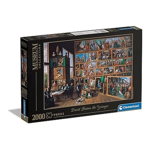 Clementoni Puzzle Adulto 2000 Piezas Teniers El Archiduque Leopoldo Colección Museos 32576