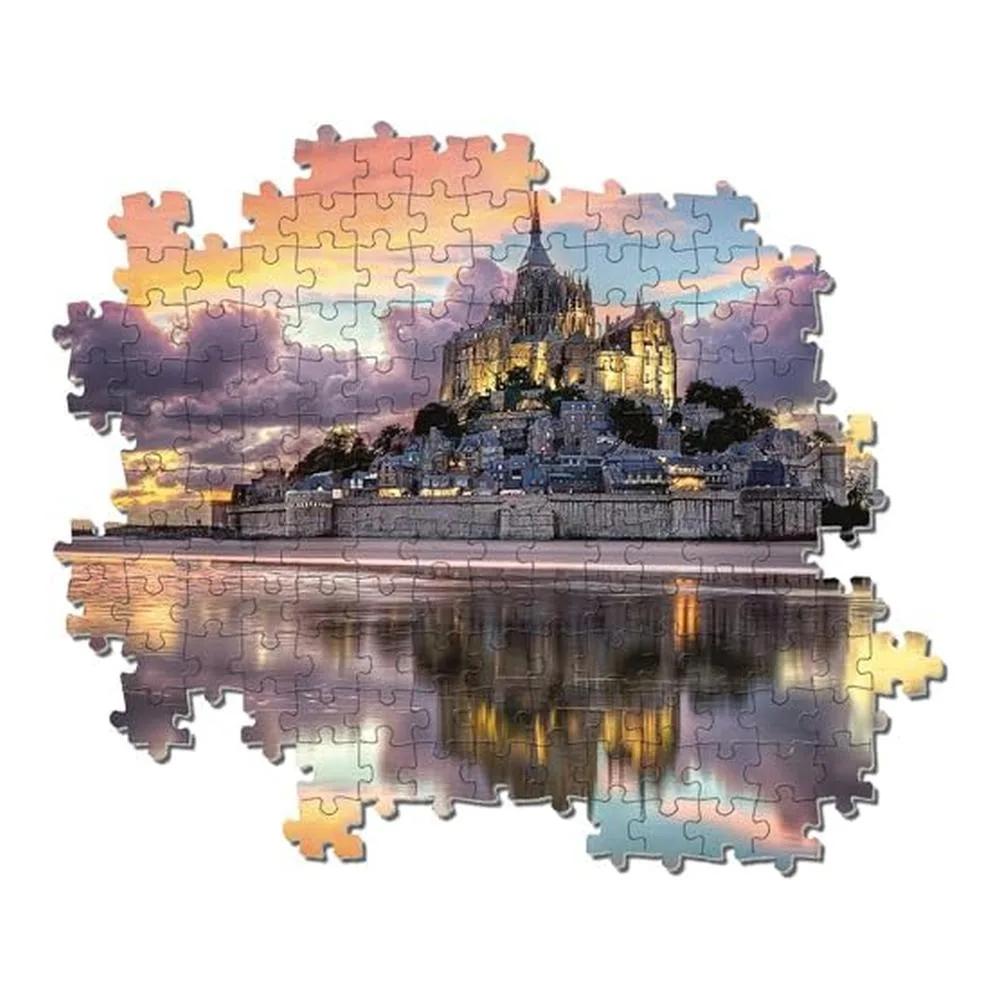 Clementoni Puzzle 1000 Piezas Paisaje Naturaleza Mont Saint Michel 39367 - Imagen 2