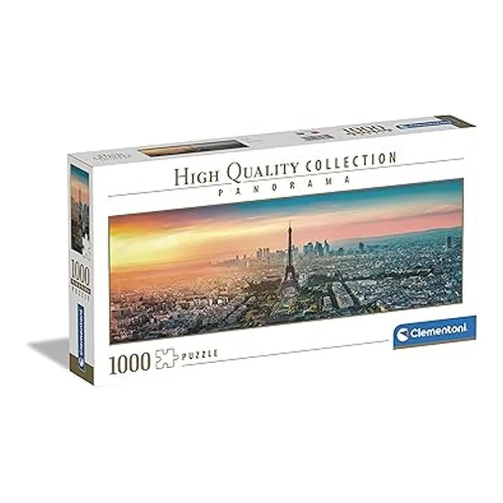 Clementoni Puzzle 1000 Piezas Panorámico Paisajes Ciudades Paris Skyline 39641