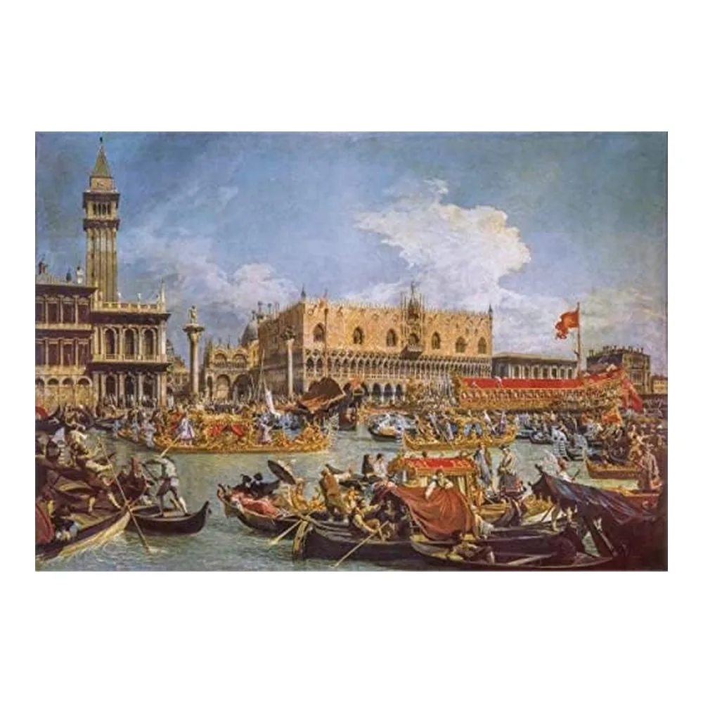 Clementoni Puzzle Adulto 1000 Piezas Canaletto Regreso de Bucintoro Colección Museos 39764.8 - Imagen 2