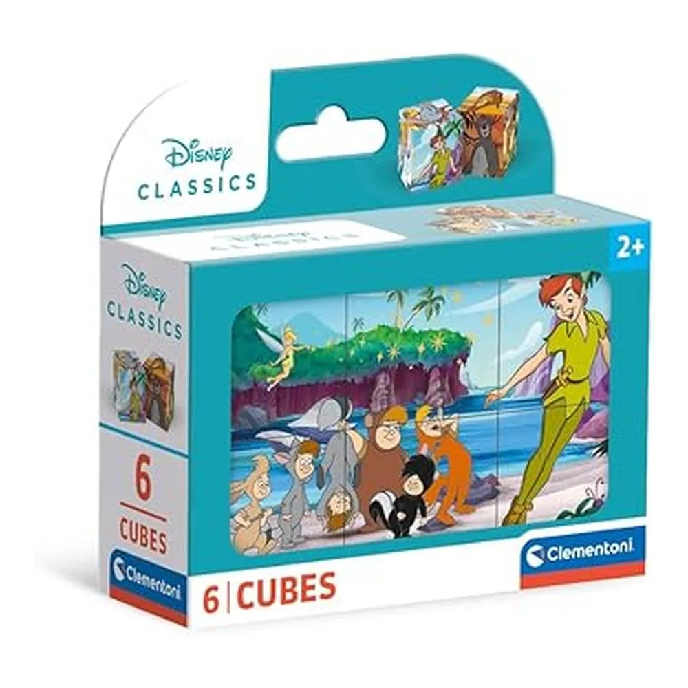 Clementoni Disney Classic Paquete de 6 Cubos para Armar 6 Imágenes 40657.9