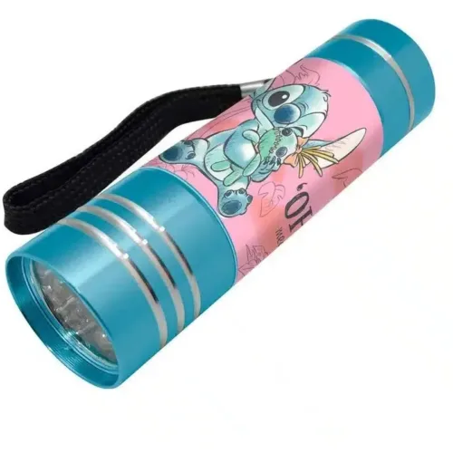 Linterna Led Aluminio Stitch Disney Modelo Surtido (1 unidad por artículo comprado)
