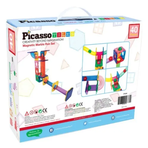 Picasso Tiles Circuito de Canicas Magnético 40 Piezas 2009