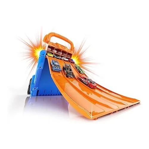 Cefa Toys Guardacoches Lanzador Hot Wheels 4 Pistas 4623