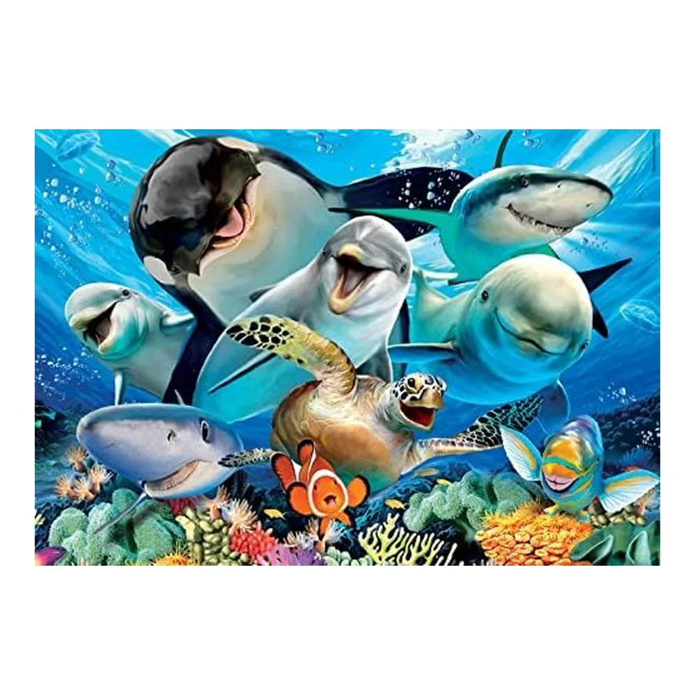 Educa Puzzle Infantil Selfies Bajo el Agua 100 Piezas 18062 - Imagen 2