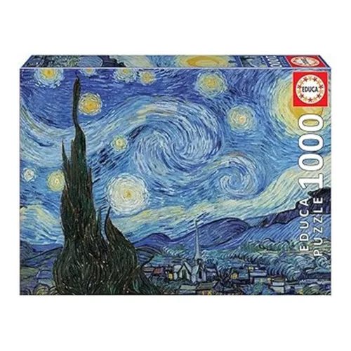 Educa Puzzle La Noche Estrellada Vincent Van Gogh 1000 Piezas 19263