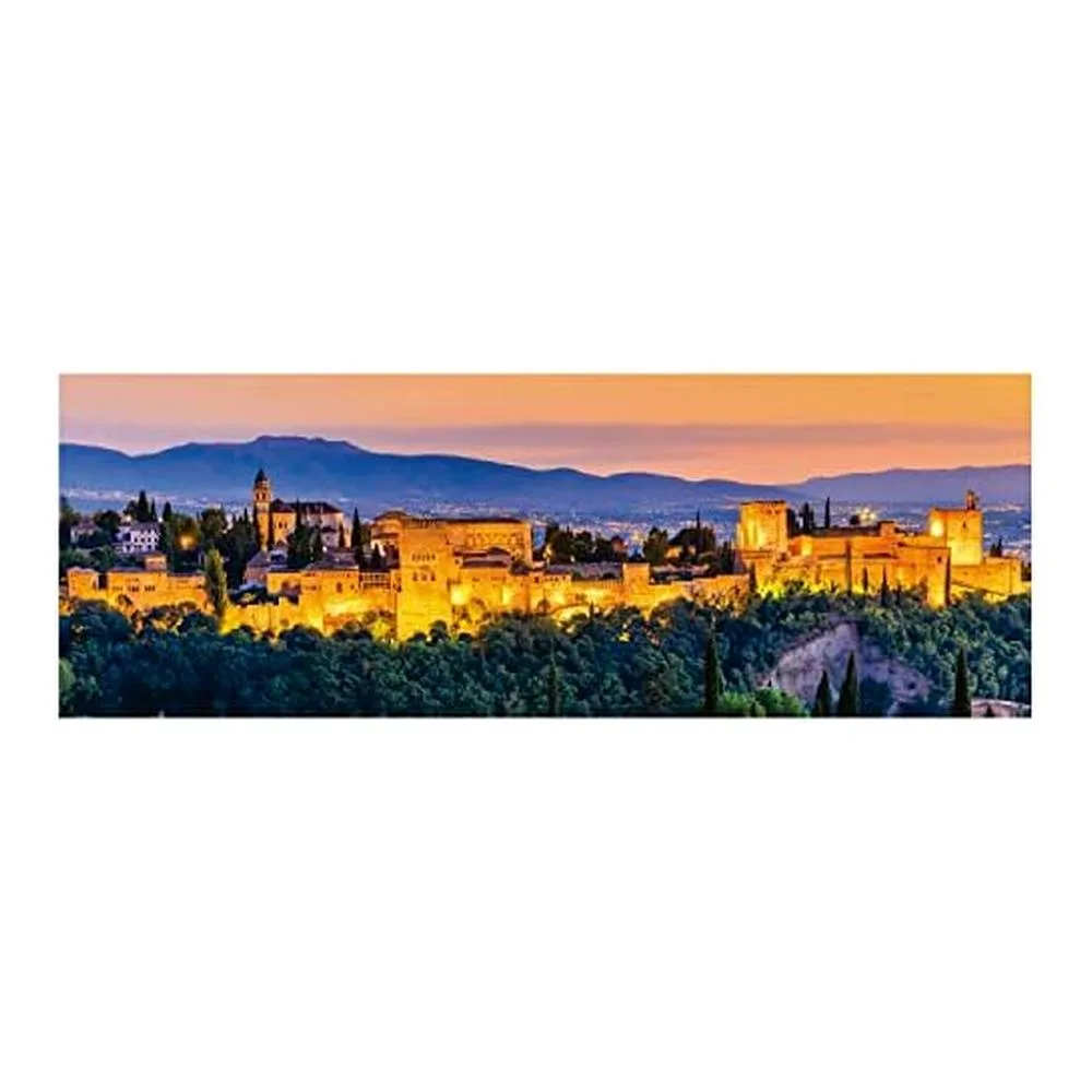 Educa Puzzle Panorámico Alhambra Granada 1000 Piezas 19576 - Imagen 2