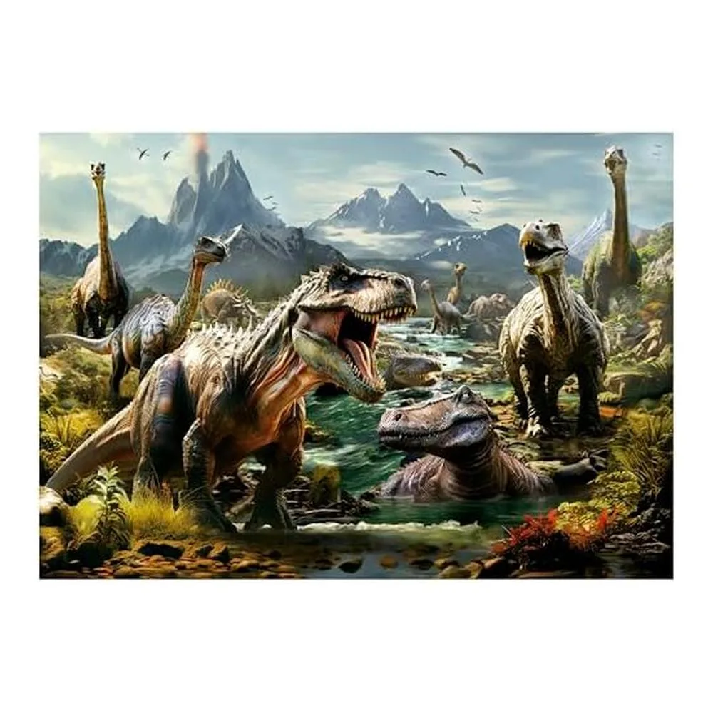 Educa Puzzle Dinosaurios Feroces 1000 Piezas 19924 - Imagen 2