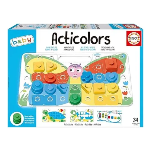 Educa Acticolors Juego Infantil de Fichas de Colores 20169