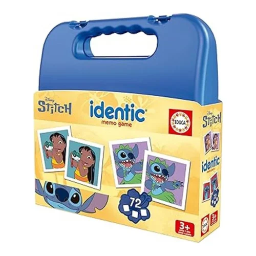 Educa Identic Stitch Juego de Memoria 72 Cartas 20315
