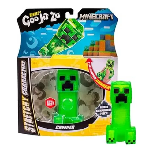 Bandai Heroes de Goo Jit Zu Figura de Acción Minecraft Creeper 42959