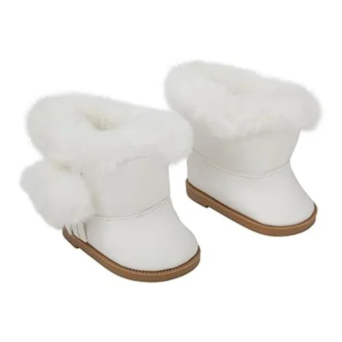Set de Botitas Blancas con Pelos para Muñecos Arias 6316