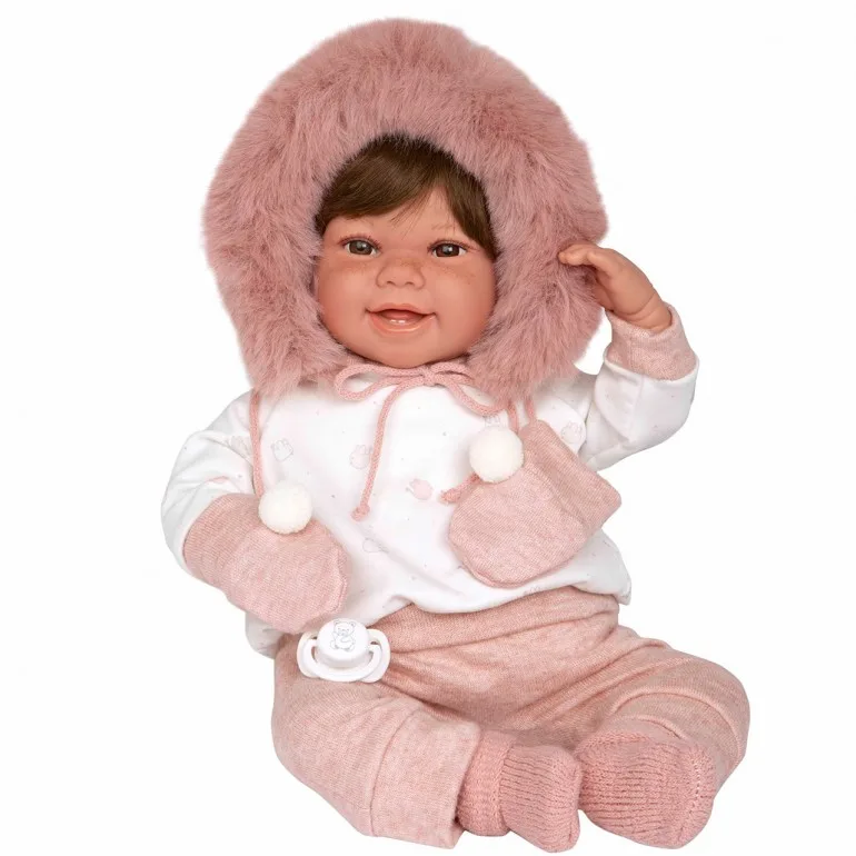 Muñeco Elegance Zoe Rosa con Manoplas Modelo 1 65378