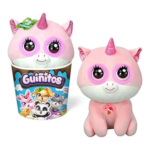 Bizak Guiñitos Peluche Gigante Interactivo Modelo Unicornio Rosa 62009025-2