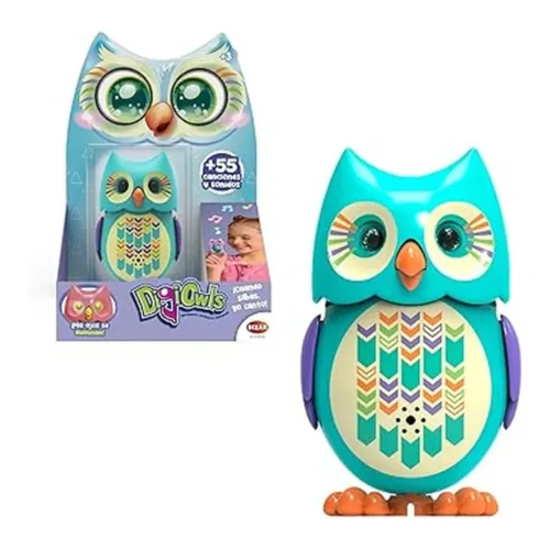 Bizak Mini Hoot Digiowl Búho Interactivo que Canta Versión 1 62008285-1