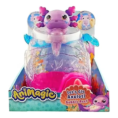 Animagic Acuario Axolotl con Mascota Electrónica y Lumínica 930943