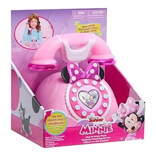 Just Play Teléfono de Juguete Minnie Mouse Ring Me Rotary Disney Junior 88272