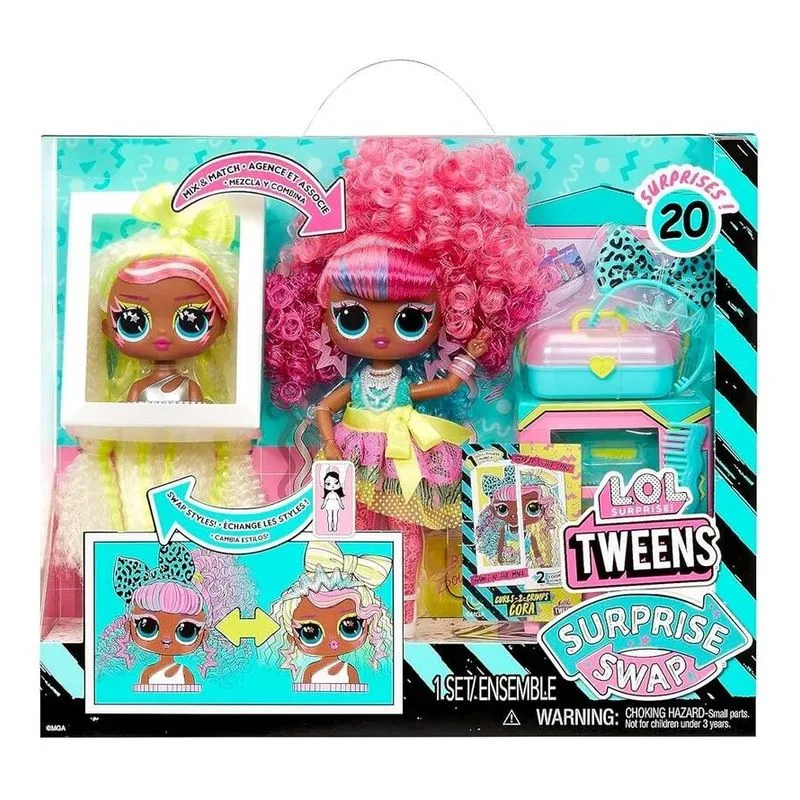 Muñeca LOL Surprise Tweens Surprise Swap Muñeca Cora MGA 593263