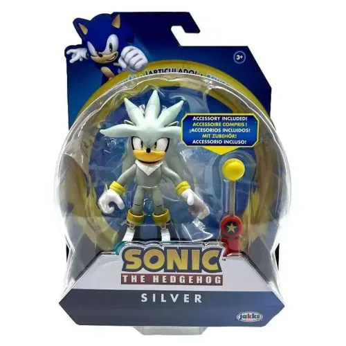 Figura de Acción Moderna Plateada Sonic The Hedgehog Wave 17 Jakks 42349