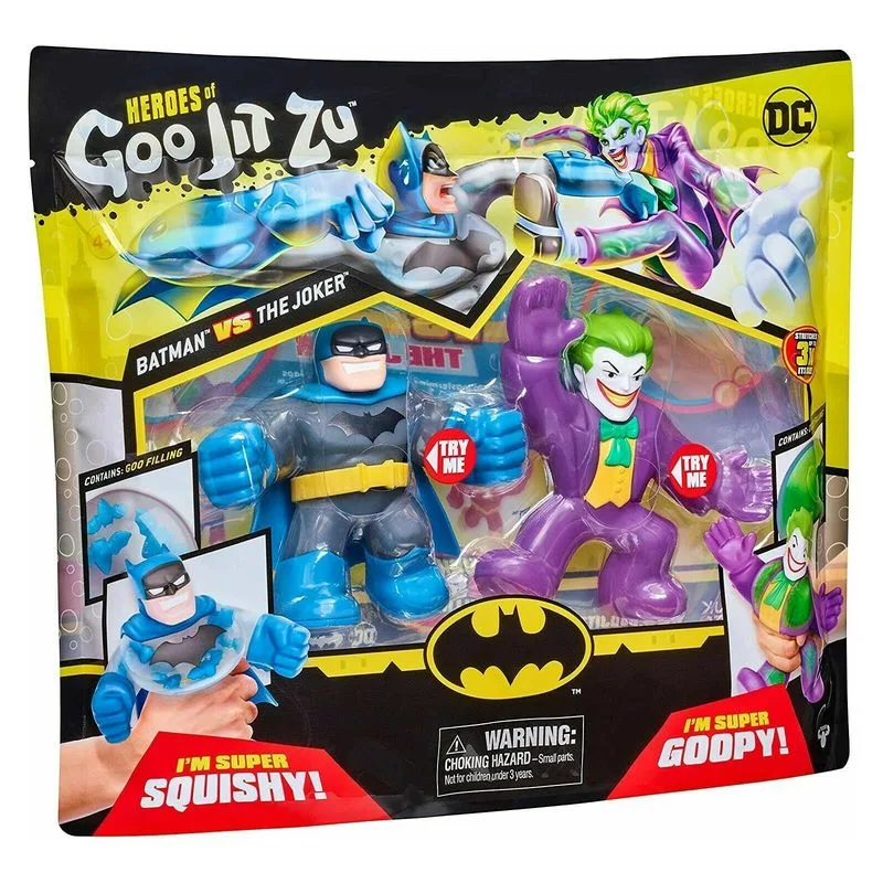 Héroes Goo Jit Zu DC Batman vs Joker Bandai 41184