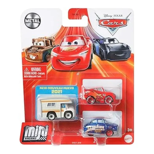 Mattel Disney Cars Pack de 3 Mini Vehículos Modelos Surtidos Modelo Surtido (1 unidad por artículo comprado)