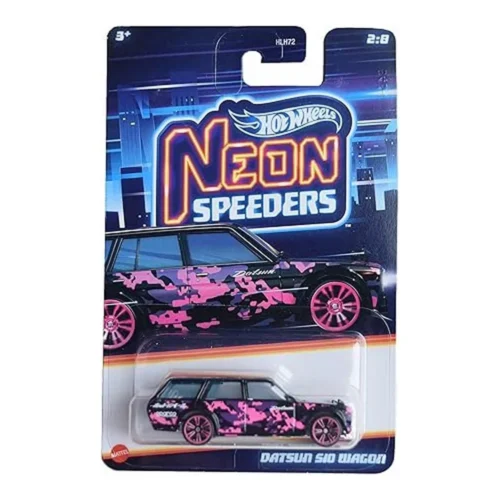 Hot Wheels Datsun 510 Wagon Neon Speeders HLH72