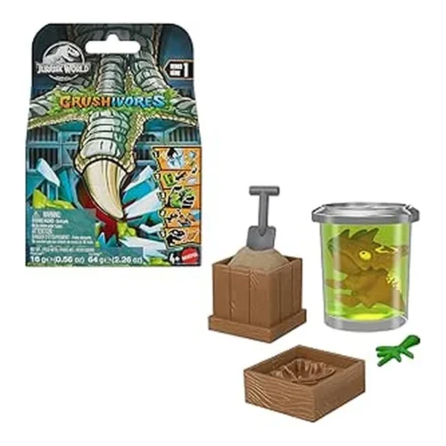 Jurassic World Crushivores Dinosaurio Mini Sorpresa Modelos Surtidos Modelo Surtido (1 unidad por artículo comprado)