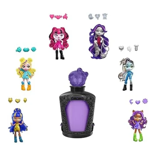 Monster High Potions Minimuñeca Sorpresa en Frasco Modelos Surtidos Modelo Surtido (1 unidad por artículo comprado)