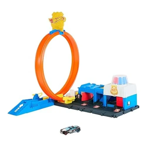 Hot Wheels Supercomisaría de Policía Conjunto de Pista JBM71